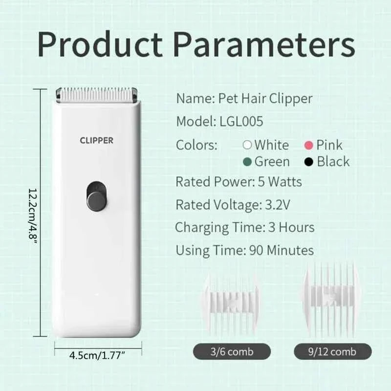 Electric Dog Hair Clipper – Pet Grooming & Shaving Trimmer